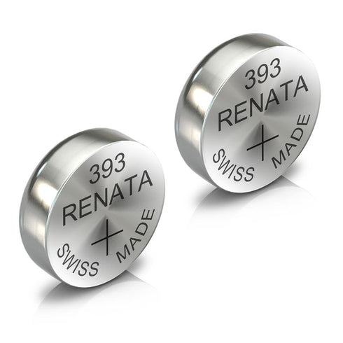 Renata 393 Watch Battery Swiss Made Silver Coin SR754SW 1.55V All Pack - TradeNRG UK